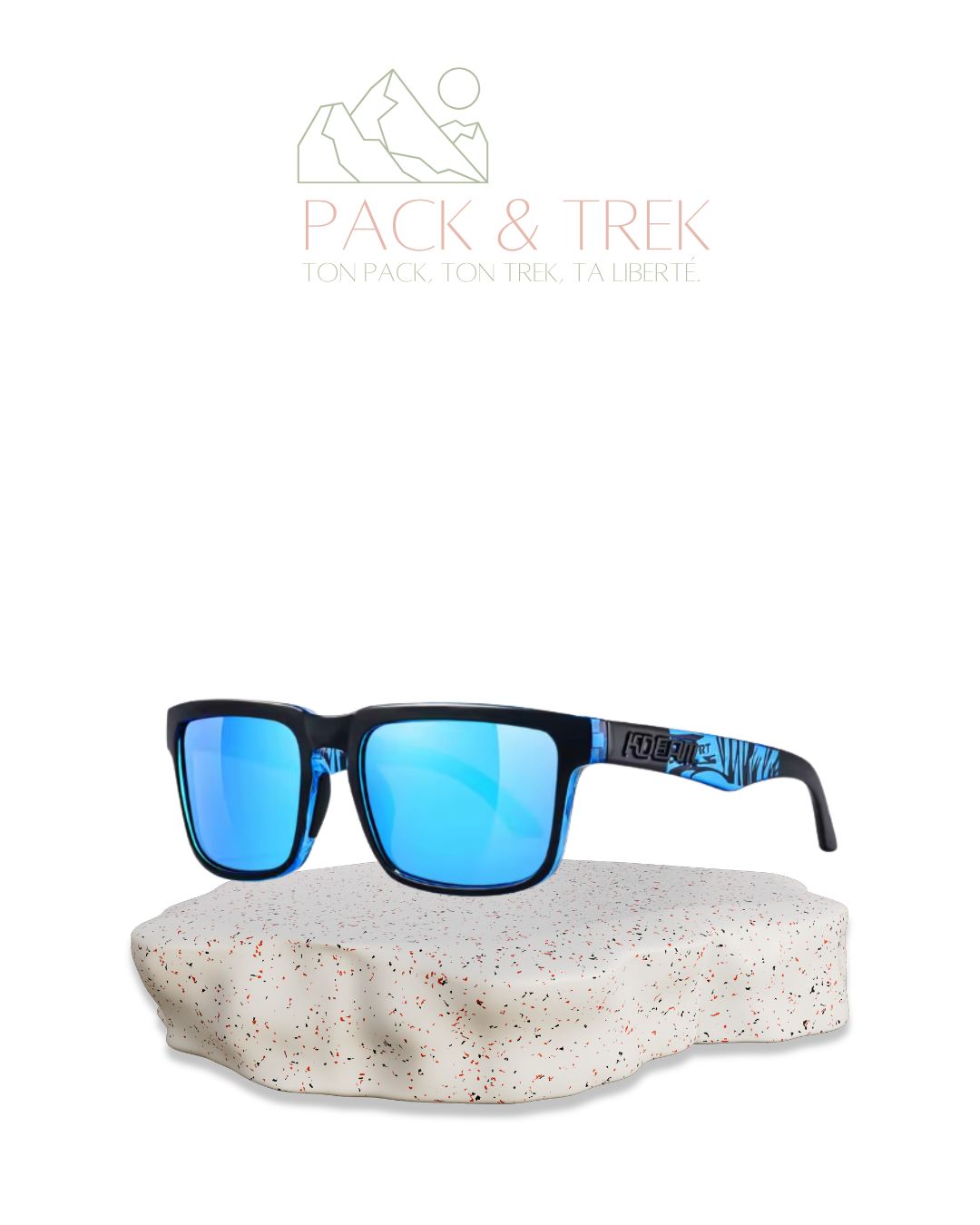 Lunettes de Soleil Polarisées Randonnée – Verres Miroir UV400 | Style Sport & Outdoor